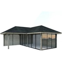 PALMAKO Pavillon »Bianca Set 214 Slide«, BxHxT: 588 x 319 x 588 cm, Grau PALMAKO Pavillon »Bianca Set 214 Slide«, BxHxT: 588 x 319 x 588 cm, Grau
