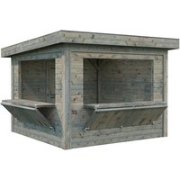 PALMAKO Marktstand »Lenna Set 305«, B x H x L: 300 x 245 x 300 cm, Grau, tauchgrundiert PALMAKO Marktstand »Lenna Set 305«, B x H x L: 300 x 245 x 300 cm, Grau, tauchgrundiert