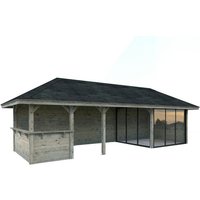 PALMAKO Pavillon »Bianca Set 215 Slide«, BxHxT: 876 x 319 x 300 cm, Grau PALMAKO Pavillon »Bianca Set 215 Slide«, BxHxT: 876 x 319 x 300 cm, Grau