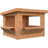 PALMAKO Marktstand »Lenna Set 306«, B x H x L: 300 x 245 x 300 cm, Braun, tauchgrundiert PALMAKO Marktstand »Lenna Set 306«, B x H x L: 300 x 245 x 300 cm, Braun, tauchgrundiert