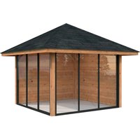 PALMAKO Pavillon »Bianca«, Aufstellmaße BxTxH: 384 x 384 x 319 cm, tauchgrundiert, Holz – braun Rabatt: 10 % PALMAKO Pavillon »Bianca«, Aufstellmaße BxTxH: 384 x 384 x 319 cm, tauchgrundiert, Holz – braun Rabatt: 10 %