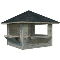 PALMAKO Marktstand »Bianca Set 106«, B x H x L: 300 x 319 x 300 cm, Grau, tauchgrundiert | Holz | 8,3 m² PALMAKO Marktstand »Bianca Set 106«, B x H x L: 300 x 319 x 300 cm, Grau, tauchgrundiert | Holz | 8,3 m²