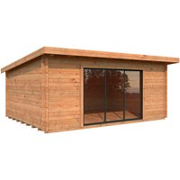 PALMAKO Gartenhaus »Lea Slide«, B x H x L:  530 x 249 x 380 cm, Braun, tauchgrundiert |  Holz  |  19,4 m² PALMAKO Gartenhaus »Lea Slide«, B x H x L:  530 x 249 x 380 cm, Braun, tauchgrundiert |  Holz  |  19,4 m²