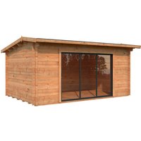 PALMAKO Gartenhaus »Ines Slide«, B x H x L: 480 x 250 x 300 cm, Braun, tauchgrundiert PALMAKO Gartenhaus »Ines Slide«, B x H x L: 480 x 250 x 300 cm, Braun, tauchgrundiert