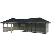 PALMAKO Pavillon »Bianca«, Aufstellmaße BxTxH: 960 x 672 x 319 cm, tauchgrundiert, Holz – grau Rabatt: 10 % PALMAKO Pavillon »Bianca«, Aufstellmaße BxTxH: 960 x 672 x 319 cm, tauchgrundiert, Holz – grau Rabatt: 10 %