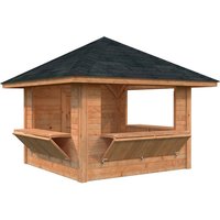 PALMAKO Marktstand »Bianca Set 106«, B x H x L: 300 x 319 x 300 cm, Braun, tauchgrundiert PALMAKO Marktstand »Bianca Set 106«, B x H x L: 300 x 319 x 300 cm, Braun, tauchgrundiert