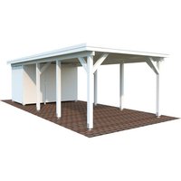 PALMAKO Carport »Karl«, Aufstellmaße BxTxH: 360 x 762 x 235 cm, lackiert, Holz – weiss PALMAKO Carport »Karl«, Aufstellmaße BxTxH: 360 x 762 x 235 cm, lackiert, Holz – weiss