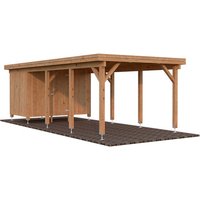 PALMAKO Carport »Karl«, Aufstellmaße BxTxH: 360 x 762 x 235 cm, tauchgrundiert, Holz – braun PALMAKO Carport »Karl«, Aufstellmaße BxTxH: 360 x 762 x 235 cm, tauchgrundiert, Holz – braun