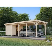 PALMAKO Carport »Karl«, Aufstellmaße BxTxH: 360 x 762 x 235 cm, unbehandelt, Holz – braun PALMAKO Carport »Karl«, Aufstellmaße BxTxH: 360 x 762 x 235 cm, unbehandelt, Holz – braun