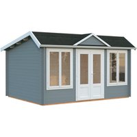 PALMAKO Gartenhaus »Claudia«, Aufstellmaße BxTxH: 440 x 346 x 249 cm, lackiert, Holz – grau Rabatt: 13 % PALMAKO Gartenhaus »Claudia«, Aufstellmaße BxTxH: 440 x 346 x 249 cm, lackiert, Holz – grau Rabatt: 13 %