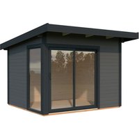 PALMAKO Gartenhaus »Andrea«, Aufstellmaße BxTxH: 340 x 352 x 249 cm, lackiert, Holz – grau Rabatt: 13 % PALMAKO Gartenhaus »Andrea«, Aufstellmaße BxTxH: 340 x 352 x 249 cm, lackiert, Holz – grau Rabatt: 13 %