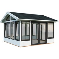 PALMAKO Pavillon »Isabella«, Aufstellmaße BxTxH: 465 x 465 x 315 cm, lackiert, Holz – weiss PALMAKO Pavillon »Isabella«, Aufstellmaße BxTxH: 465 x 465 x 315 cm, lackiert, Holz – weiss