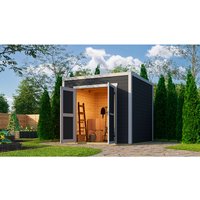 Gartenhaus, STELLA 2, 28 mm, graphitgrau | Fichte Gartenhaus, STELLA 2, 28 mm, graphitgrau | Fichte