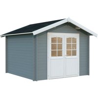 PALMAKO Gartenhaus »Lotta«, Aufstellmaße BxTxH: 330 x 330 x 247 cm, lackiert, Holz – grau Rabatt: 13 % PALMAKO Gartenhaus »Lotta«, Aufstellmaße BxTxH: 330 x 330 x 247 cm, lackiert, Holz – grau Rabatt: 13 %