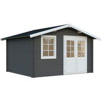 PALMAKO Gartenhaus »Klara«, Aufstellmaße BxTxH: 424 x 354 x 247 cm, lackiert, Holz – grau Rabatt: 13 % PALMAKO Gartenhaus »Klara«, Aufstellmaße BxTxH: 424 x 354 x 247 cm, lackiert, Holz – grau Rabatt: 13 %