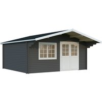 PALMAKO Gartenhaus »Britta«, Aufstellmaße BxTxH: 516 x 579 x 270 cm, lackiert, Holz – grau Rabatt: 13 % PALMAKO Gartenhaus »Britta«, Aufstellmaße BxTxH: 516 x 579 x 270 cm, lackiert, Holz – grau Rabatt: 13 %