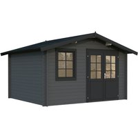 PALMAKO Gartenhaus »Klara«, Aufstellmaße BxTxH: 424 x 354 x 247 cm, lackiert, Holz - grau | Fichte PALMAKO Gartenhaus »Klara«, Aufstellmaße BxTxH: 424 x 354 x 247 cm, lackiert, Holz - grau | Fichte