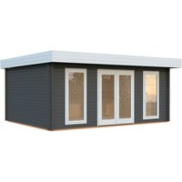 PALMAKO Gartenhaus »Bret«, Aufstellmaße BxTxH: 574 x 474 x 254 cm, lackiert, Holz - grau |  Fichte PALMAKO Gartenhaus »Bret«, Aufstellmaße BxTxH: 574 x 474 x 254 cm, lackiert, Holz - grau |  Fichte