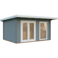 PALMAKO Gartenhaus »Heidi«, Aufstellmaße BxTxH: 478 x 403 x 244 cm, lackiert, Holz – grau Rabatt: 23 % PALMAKO Gartenhaus »Heidi«, Aufstellmaße BxTxH: 478 x 403 x 244 cm, lackiert, Holz – grau Rabatt: 23 %