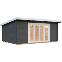 PALMAKO Gartenhaus »Lea«, Aufstellmaße BxTxH: 578 x 451 x 249 cm, lackiert, Holz - grau |  Fichte PALMAKO Gartenhaus »Lea«, Aufstellmaße BxTxH: 578 x 451 x 249 cm, lackiert, Holz - grau |  Fichte