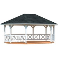 PALMAKO Pavillon »Betty«, Aufstellmaße BxTxH: 553 x 703 x 362 cm, lackiert, Holz – weiss Rabatt: 10 % PALMAKO Pavillon »Betty«, Aufstellmaße BxTxH: 553 x 703 x 362 cm, lackiert, Holz – weiss Rabatt: 10 %
