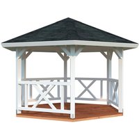 PALMAKO Pavillon »Betty«, Aufstellmaße BxTxH: 423 x 423 x 313 cm, lackiert, Holz – weiss Rabatt: 10 % PALMAKO Pavillon »Betty«, Aufstellmaße BxTxH: 423 x 423 x 313 cm, lackiert, Holz – weiss Rabatt: 10 %