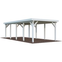 PALMAKO Carport »Karl«, Aufstellmaße BxTxH: 360 x 762 x 235 cm, lackiert, Holz – weiss PALMAKO Carport »Karl«, Aufstellmaße BxTxH: 360 x 762 x 235 cm, lackiert, Holz – weiss