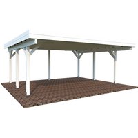 PALMAKO Carport »Karl«, Aufstellmaße BxTxH: 600 x 512 x 244 cm, lackiert, Holz – weiss PALMAKO Carport »Karl«, Aufstellmaße BxTxH: 600 x 512 x 244 cm, lackiert, Holz – weiss