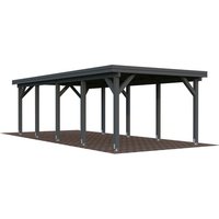 PALMAKO Carport »Karl«, Aufstellmaße BxTxH: 360 x 762 x 235 cm, lackiert, Holz – grau PALMAKO Carport »Karl«, Aufstellmaße BxTxH: 360 x 762 x 235 cm, lackiert, Holz – grau