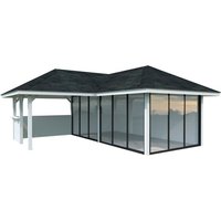 PALMAKO Pavillon »Bianca«, Aufstellmaße BxTxH: 672 x 672 x 319 cm, lackiert, Holz – weiss Rabatt: 10 % PALMAKO Pavillon »Bianca«, Aufstellmaße BxTxH: 672 x 672 x 319 cm, lackiert, Holz – weiss Rabatt: 10 %