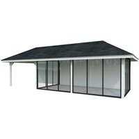 PALMAKO Pavillon »Bianca«, Aufstellmaße BxTxH: 960 x 384 x 319 cm, lackiert, Holz – weiss Rabatt: 10 % PALMAKO Pavillon »Bianca«, Aufstellmaße BxTxH: 960 x 384 x 319 cm, lackiert, Holz – weiss Rabatt: 10 %