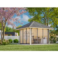 PALMAKO Pavillon »Bianca«, Aufstellmaße BxTxH: 384 x 384 x 319 cm, tauchgrundiert, Holz – braun Rabatt: 10 % PALMAKO Pavillon »Bianca«, Aufstellmaße BxTxH: 384 x 384 x 319 cm, tauchgrundiert, Holz – braun Rabatt: 10 %