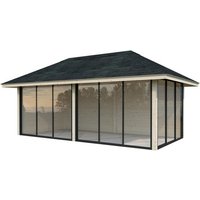 PALMAKO Pavillon »Bianca«, Aufstellmaße BxTxH: 672 x 384 x 319 cm, unbehandelt, Holz – braun Rabatt: 10 % PALMAKO Pavillon »Bianca«, Aufstellmaße BxTxH: 672 x 384 x 319 cm, unbehandelt, Holz – braun Rabatt: 10 %