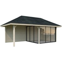 PALMAKO Pavillon »Bianca«, Aufstellmaße BxTxH: 672 x 384 x 319 cm, tauchgrundiert, Holz – braun Rabatt: 10 % PALMAKO Pavillon »Bianca«, Aufstellmaße BxTxH: 672 x 384 x 319 cm, tauchgrundiert, Holz – braun Rabatt: 10 %