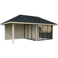 PALMAKO Pavillon »Bianca«, Aufstellmaße BxTxH: 672 x 384 x 319 cm, unbehandelt, Holz – braun Rabatt: 10 % PALMAKO Pavillon »Bianca«, Aufstellmaße BxTxH: 672 x 384 x 319 cm, unbehandelt, Holz – braun Rabatt: 10 %