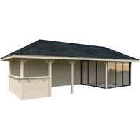 PALMAKO Pavillon »Bianca«, Aufstellmaße BxTxH: 960 x 384 x 319 cm, tauchgrundiert, Holz – braun Rabatt: 10 % PALMAKO Pavillon »Bianca«, Aufstellmaße BxTxH: 960 x 384 x 319 cm, tauchgrundiert, Holz – braun Rabatt: 10 %