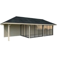 PALMAKO Pavillon »Bianca«, Aufstellmaße BxTxH: 960 x 384 x 319 cm, tauchgrundiert, Holz – braun Rabatt: 10 % PALMAKO Pavillon »Bianca«, Aufstellmaße BxTxH: 960 x 384 x 319 cm, tauchgrundiert, Holz – braun Rabatt: 10 %