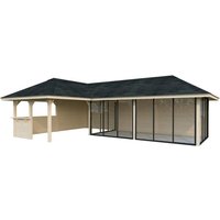 PALMAKO Pavillon »Bianca«, Aufstellmaße BxTxH: 960 x 672 x 319 cm, tauchgrundiert, Holz – braun Rabatt: 10 % PALMAKO Pavillon »Bianca«, Aufstellmaße BxTxH: 960 x 672 x 319 cm, tauchgrundiert, Holz – braun Rabatt: 10 %