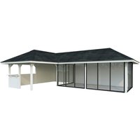 PALMAKO Pavillon »Bianca«, Aufstellmaße BxTxH: 960 x 672 x 319 cm, lackiert, Holz – weiss Rabatt: 10 % PALMAKO Pavillon »Bianca«, Aufstellmaße BxTxH: 960 x 672 x 319 cm, lackiert, Holz – weiss Rabatt: 10 %