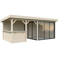 PALMAKO Pavillon »Lenna«, Aufstellmaße BxTxH: 628 x 340 x 245 cm, tauchgrundiert, Holz – braun Rabatt: 10 % PALMAKO Pavillon »Lenna«, Aufstellmaße BxTxH: 628 x 340 x 245 cm, tauchgrundiert, Holz – braun Rabatt: 10 %