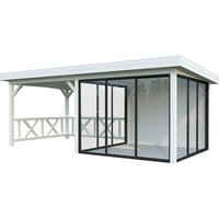 PALMAKO Pavillon »Lenna«, Aufstellmaße BxTxH: 628 x 340 x 245 cm, lackiert, Holz – weiss Rabatt: 10 % PALMAKO Pavillon »Lenna«, Aufstellmaße BxTxH: 628 x 340 x 245 cm, lackiert, Holz – weiss Rabatt: 10 %