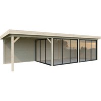 PALMAKO Pavillon »Lenna«, Aufstellmaße BxTxH: 916 x 340 x 245 cm, unbehandelt, Holz – braun Rabatt: 10 % PALMAKO Pavillon »Lenna«, Aufstellmaße BxTxH: 916 x 340 x 245 cm, unbehandelt, Holz – braun Rabatt: 10 %