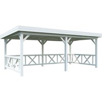 PALMAKO Pavillon »Lenna«, Aufstellmaße BxTxH: 628 x 340 x 245 cm, lackiert, Holz – weiss Rabatt: 10 % PALMAKO Pavillon »Lenna«, Aufstellmaße BxTxH: 628 x 340 x 245 cm, lackiert, Holz – weiss Rabatt: 10 %