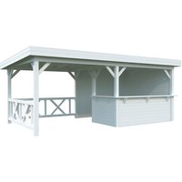 PALMAKO Pavillon »Lenna«, Aufstellmaße BxTxH: 628 x 340 x 245 cm, lackiert, Holz – weiss Rabatt: 10 % PALMAKO Pavillon »Lenna«, Aufstellmaße BxTxH: 628 x 340 x 245 cm, lackiert, Holz – weiss Rabatt: 10 %