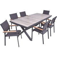 GARDEN PLEASURE Gartenmöbelset »RANA«, 6 Sitzplätze, max. Belastung: 110 kg – grau Rabatt: 18 % GARDEN PLEASURE Gartenmöbelset »RANA«, 6 Sitzplätze, max. Belastung: 110 kg – grau Rabatt: 18 %