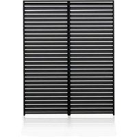 Mr. GARDENER Pergola-Lamellenwand »Basic 88«, BxTxH: 232 x 230 x 5,5 cm, anthrazit – schwarz Mr. GARDENER Pergola-Lamellenwand »Basic 88«, BxTxH: 232 x 230 x 5,5 cm, anthrazit – schwarz
