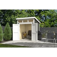 LASITA MAJA Gartenhaus »Kibo«, BxHxT: 220 x 245,1 x 273,8 cm (Außenmaß inkl. Dachüberstand), grüngrau - gruen | Holz LASITA MAJA Gartenhaus »Kibo«, BxHxT: 220 x 245,1 x 273,8 cm (Außenmaß inkl. Dachüberstand), grüngrau - gruen | Holz