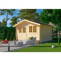 Gartenhaus »Florenz«, Holz, BxHxT: 439 x 264 x 333 cm (Außenmaß inkl. Dachüberstand) – beige Rabatt: 10 % Gartenhaus »Florenz«, Holz, BxHxT: 439 x 264 x 333 cm (Außenmaß inkl. Dachüberstand) – beige Rabatt: 10 %
