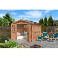 LASITA MAJA Gartenhaus »Norah«, BxHxT: 307,2 x 233,7 x 250 cm, (Außenmaß inkl. Dachüberstand), braun | Holz LASITA MAJA Gartenhaus »Norah«, BxHxT: 307,2 x 233,7 x 250 cm, (Außenmaß inkl. Dachüberstand), braun | Holz