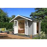 LASITA MAJA Gartenhaus »Vilano«, BxHxT: 352,5 x 228 x 200 cm, (Außenmaß inkl. Dachüberstand), lichtgrau LASITA MAJA Gartenhaus »Vilano«, BxHxT: 352,5 x 228 x 200 cm, (Außenmaß inkl. Dachüberstand), lichtgrau